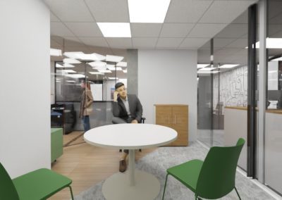 Plan 3D Espace bureau