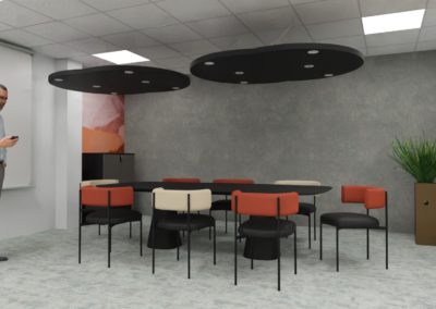 Plan 3D Espace salle de réunion