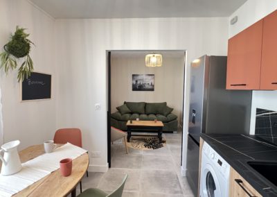 Salon et cuisine