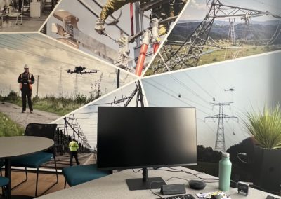Bureau de direction avec table de réunion Assises ergonomique Création d'une tapisserie