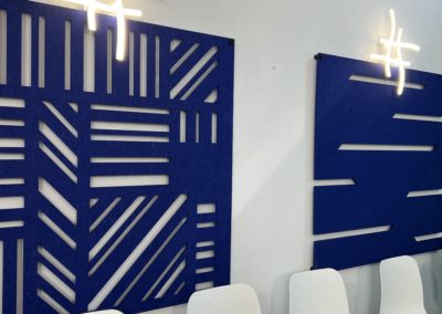 Tableau acoustique et décoratif
