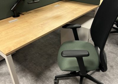 Espace bureau vert