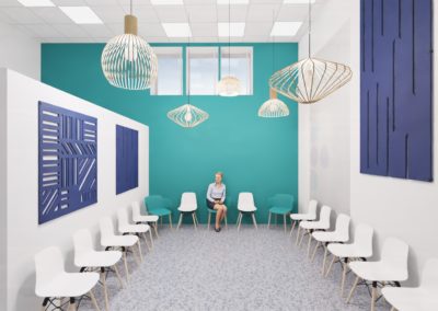 Projet en 3D Espace attente