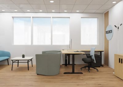Plan 3D Bureau de direction
