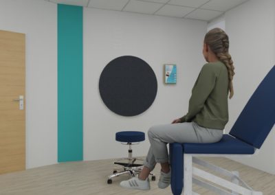 Plan 3D Espace prelevement