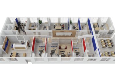 Plan 3D Vue Générale 240 m 2