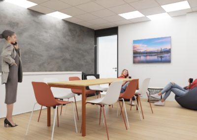 Plan 3D Espace cuisine